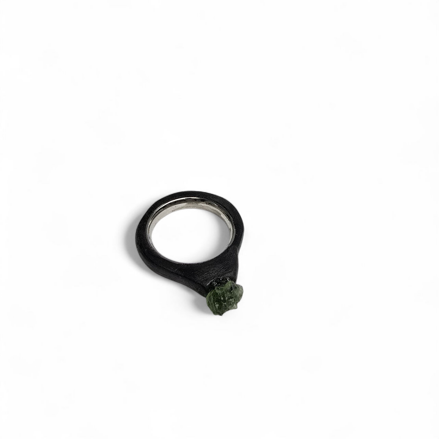 MOLDAVITE RING size 9