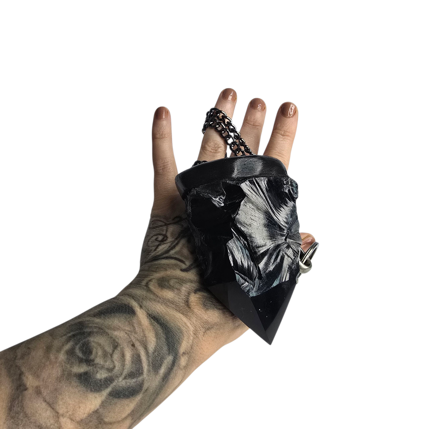 BLACK OBSIDIAN NECKLACE