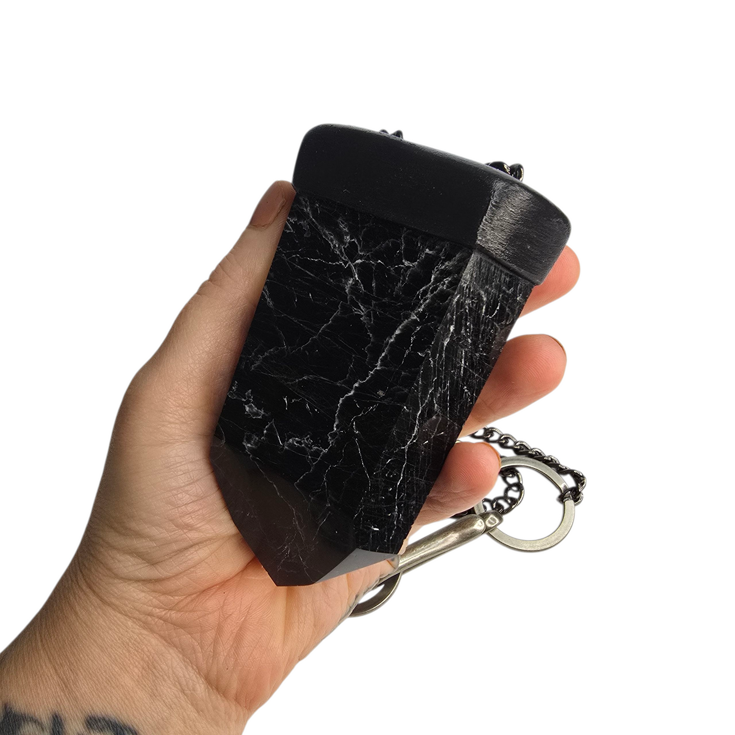 BLACK TOURMALINE NECKLACE