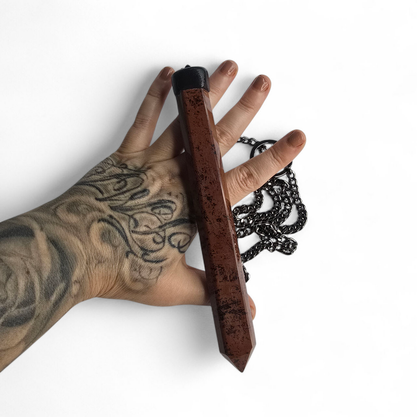 MAHOGANY OBSIDIAN NECKLACE
