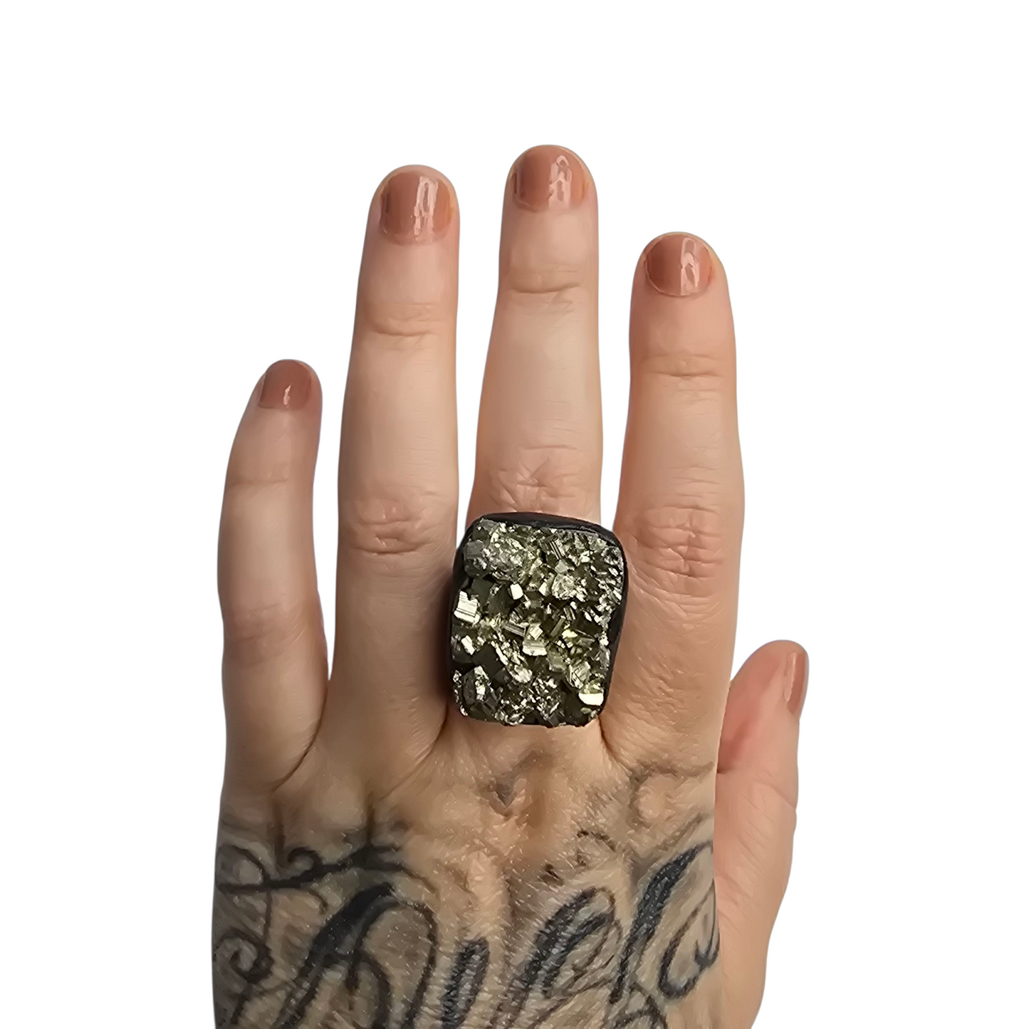 PYRITE RING size 7