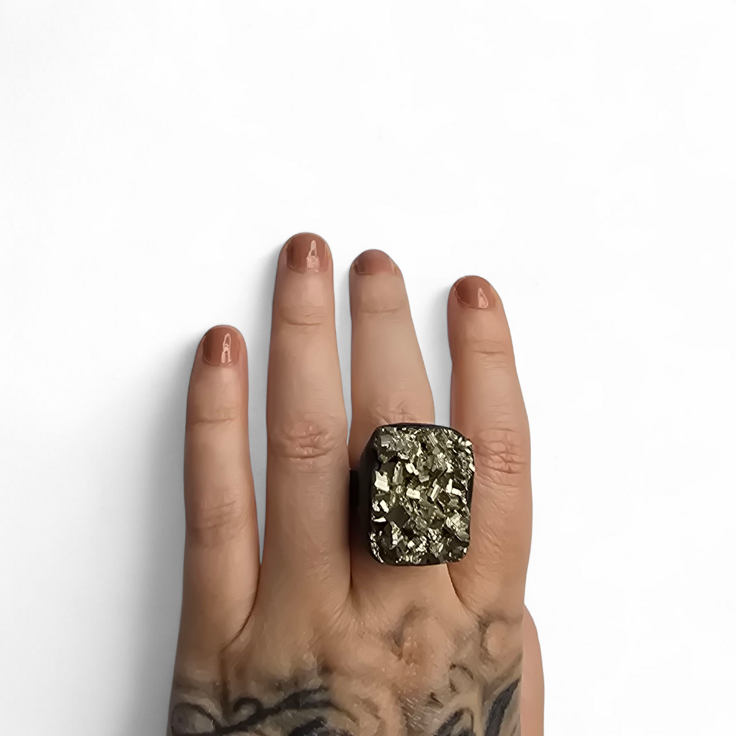 PYRITE RING size 7