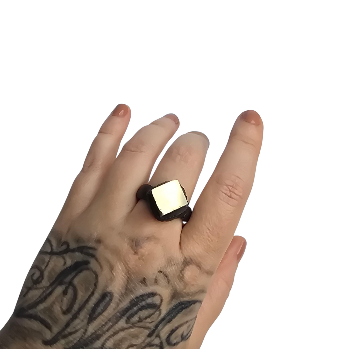 PYRITE RING size 8